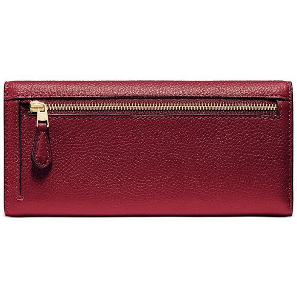 COACH Soft Leather Trifold Wallet Red Auth Coach - Picture 7 of 7